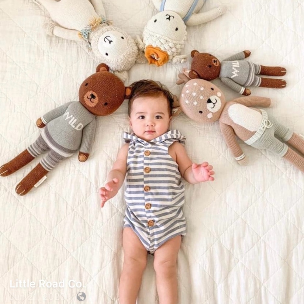 Lulu and Roo (Little Road Co) hooded romper